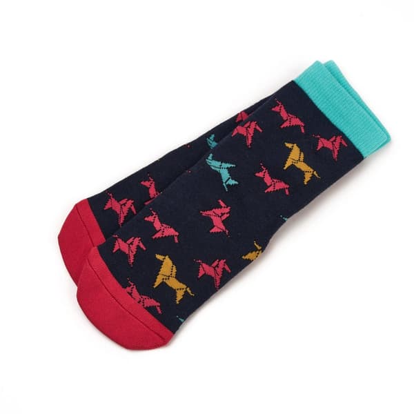 Tikaboo Children/Kids Horse Bamboo Ankle Socks Pink One Size