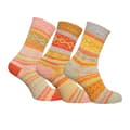 Pikkukuva 1 / 4: Simply Essentials Womens/Ladies Alpaca Wool Blend Nordic Socks (Pack Of 3)