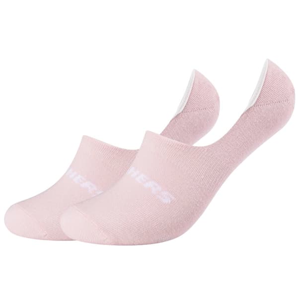 Skechers 2PPK Mesh Ventilation Footies Socks SK44008-4242, Kvinna, Strumpor, Rosa Pink 43-46