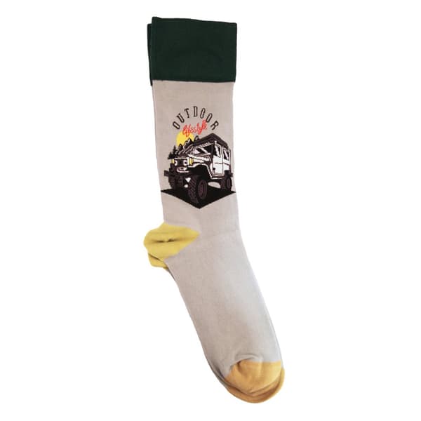 Simply Essentials Boys Toys Mens Safari Truck Socks
