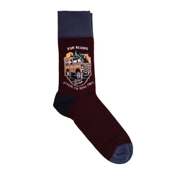 Simply Essentials Boys Toys Mens Safari Truck Socks