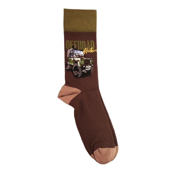 Simply Essentials Boys Toys Mens Safari Truck Socks