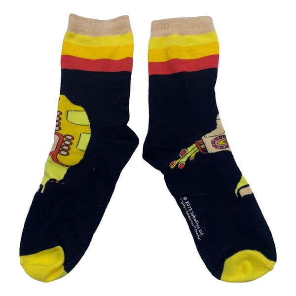 The Beatles Yellow Submarine Ankle Socks UK Size 5-11