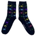 Miniatyrbild 1 av 4: The Beatles Neon Faces Ankle Socks UK Size 5-11