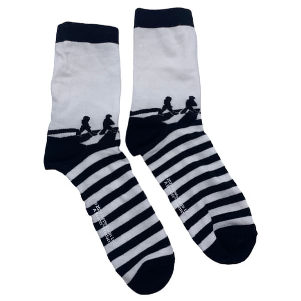 The Beatles Abbey Road Stripy Ankle Socks UK Size 5-11
