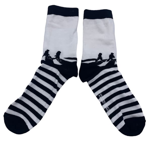 The Beatles Abbey Road Stripy Ankle Socks UK Size 5-11