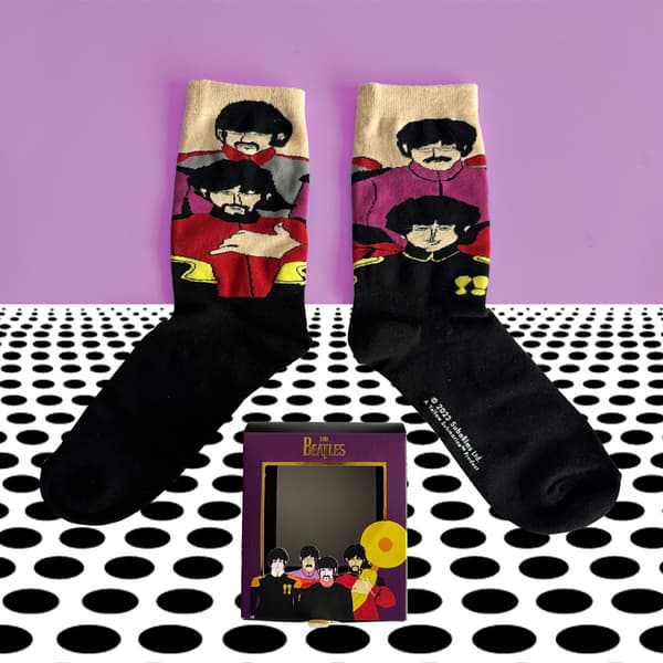 The Beatles Yellow Submarine Faces Ankle Socks UK Size 5-11