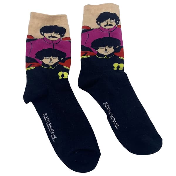 The Beatles Yellow Submarine Faces Ankle Socks UK Size 5-11
