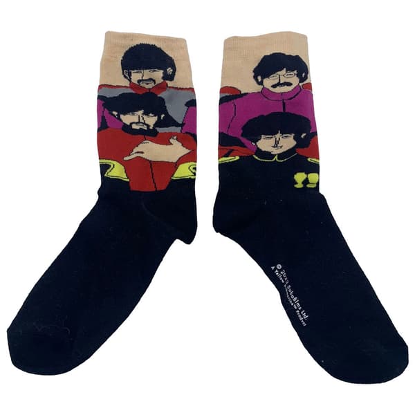 The Beatles Yellow Submarine Faces Ankle Socks UK Size 5-11