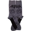 Miniatyrbild 2 av 2: Anthrax Faces Pattern Mono Ankle Socks UK Size 7-11