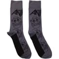 Miniatyrbild 1 av 2: Anthrax Faces Pattern Mono Ankle Socks UK Size 7-11