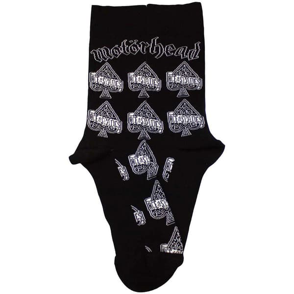 Motorhead Ace Of Spades Repeat Ankle Socks UK Size 7-11