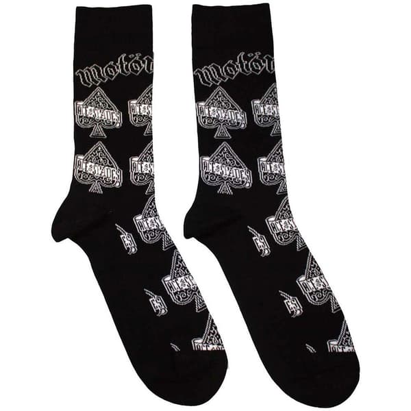 Motorhead Ace Of Spades Repeat Ankle Socks UK Size 7-11