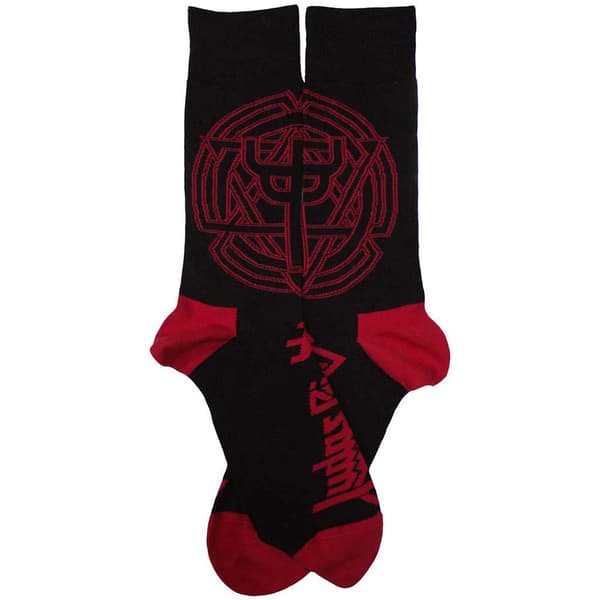 Judas Priest Trident Emblem Ankle Socks UK Size 7-11