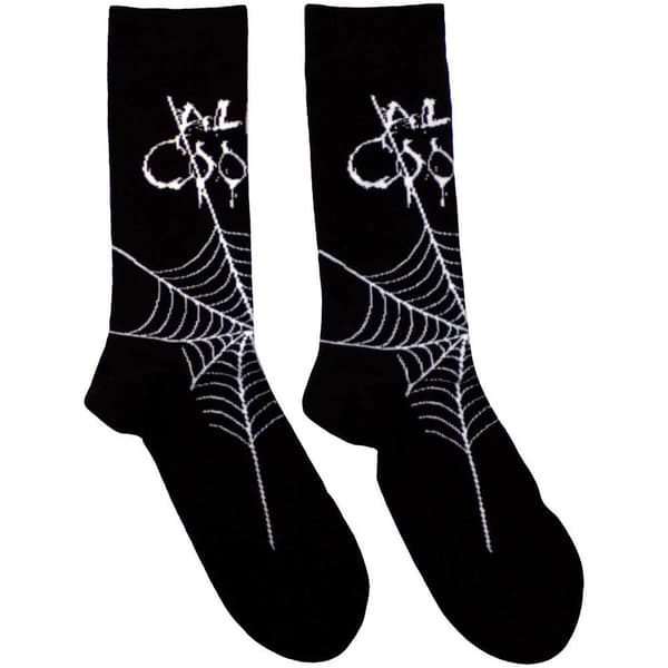 Alice Cooper Web Logo Ankle Socks UK Size 7-11