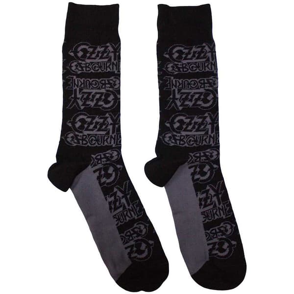 Ozzy Osbourne Logo Repeat Ankle Socks UK Size 7-11