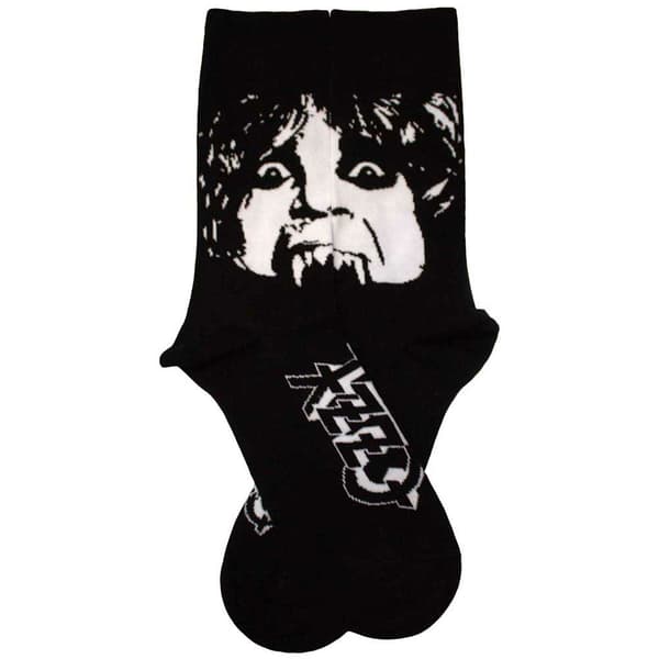 Ozzy Osbourne Madman Logo Ankle Socks UK Size 7-11