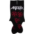 Miniatyrbild 2 av 2: Anthrax Pentathrax Logo Pattern Ankle Socks UK Size 7-11