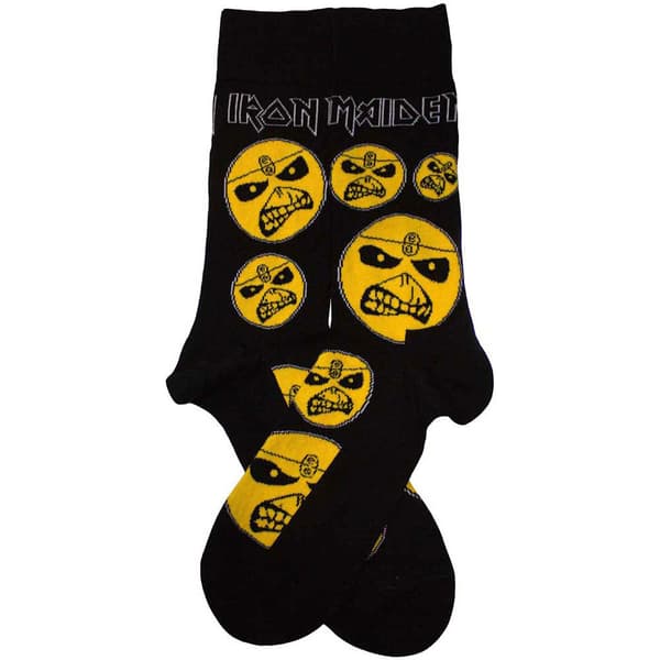 Iron Maiden Piece Of Mind Ankle Socks UK Size 7-11