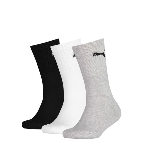 Puma Childrens/Kids Logo Crew Socks (Pack Of 3)