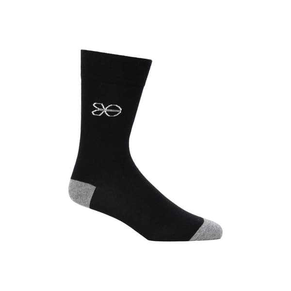 Crosshatch Mens Dupez Logo Crew Socks (Pack of 5)