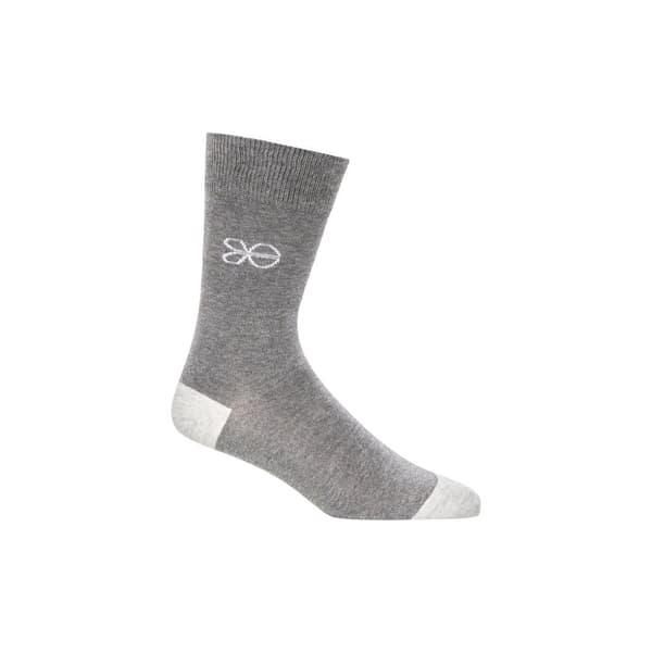 Crosshatch Mens Dupez Logo Crew Socks (Pack of 5)