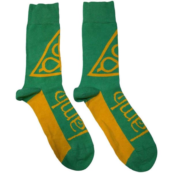 Lamb Of God Unisex Adult Triangle Socks Green 7 UK-11 UK
