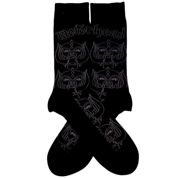 Motorhead Unisex Adult Warpig Outline Socks