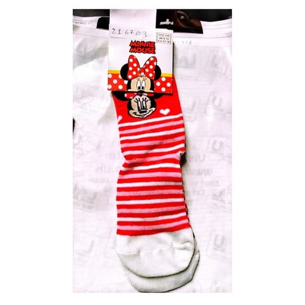 Disney Childrens/Kids Minnie Mouse Socks