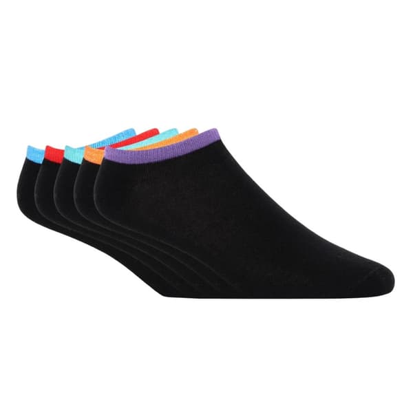 Bench Mens Ketola Liner Socks (Pack of 7) Black/Multicoloured 6 UK-11 UK