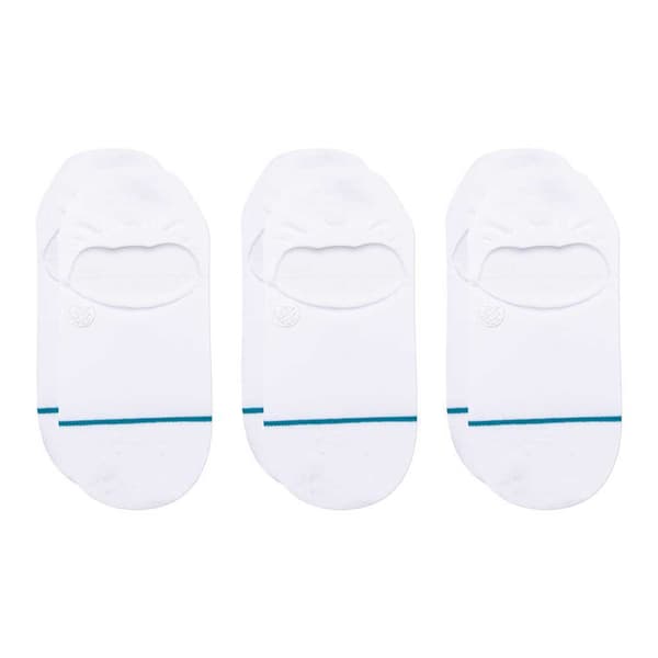 Stance Icon Näkymättömät Sukat 3 Parit Valkoinen EU 35-37 Mies