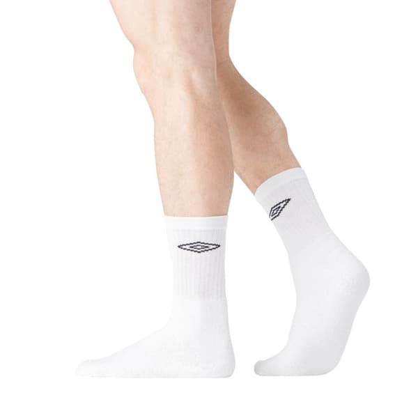 Höga multisportstrumpor för män - UMBRO - Paket med 10 - Comfort Sport - Vit