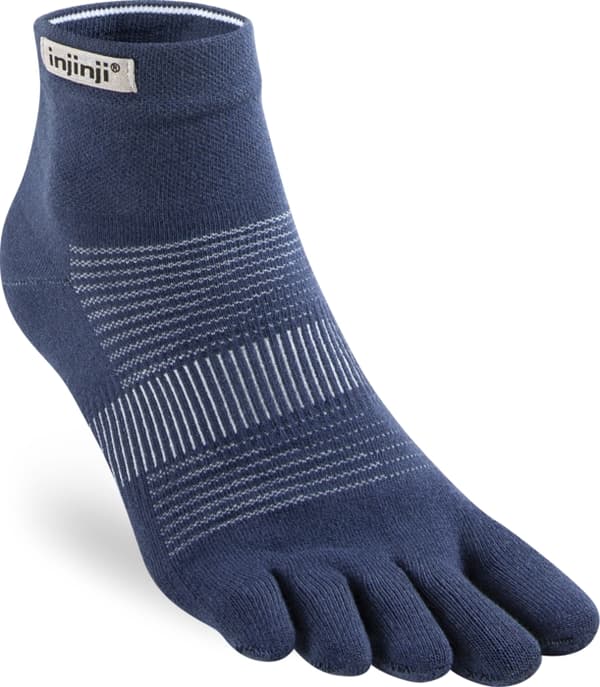 INJINJI RUN LIGHTWEIGHT MINI-CREW Navy, tåstrumpor löpning Medium (40.5-44)