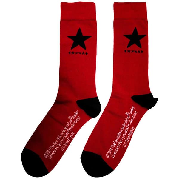 David Bowie Blackstar Logo Ankle Socks UK Size 6-11