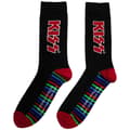 Miniatyrbild 2 av 2: KISS Red Logo And Stripes Ankle Socks UK Size 6-11