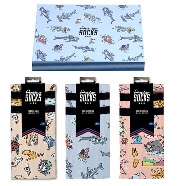 American Socks Stinky Surfer Gift Sukat  EU 36-41 Mies