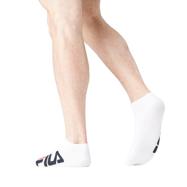 FILA låga strumpor för män - Comfort Sport - Paket om 6 - Vit