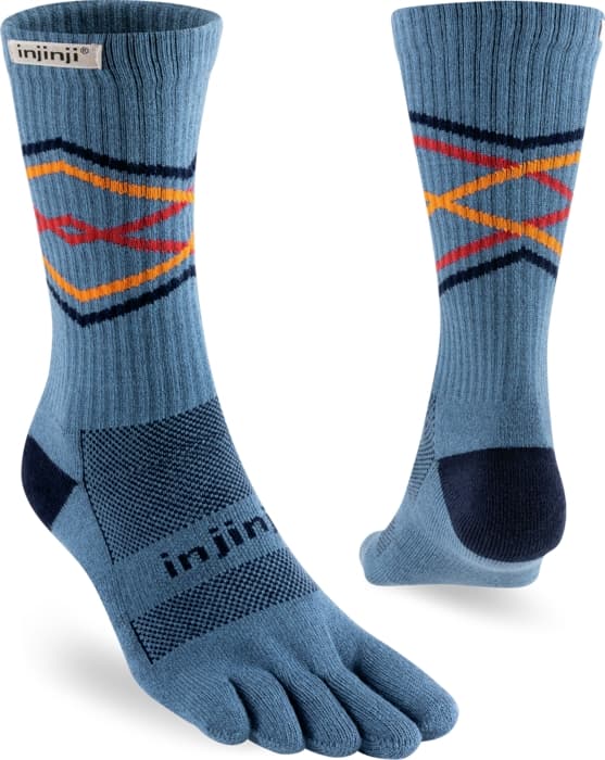INJINJI TRAIL MIDWEIGHT CREW HIGH Lake, tåstrumpor vandring