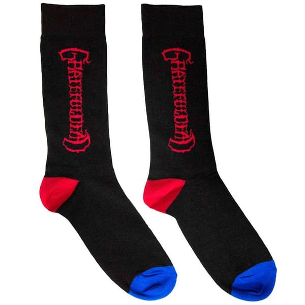 Grateful Dead Unisex Adult Vertical Mono Logo Socks Black 6 UK-11 UK