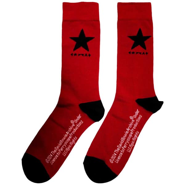 David Bowe Unisex Adult Blackstar-strumpor