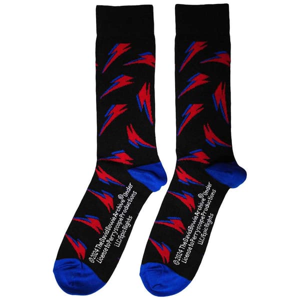 David Bowie Unisex Adult Flash Socks