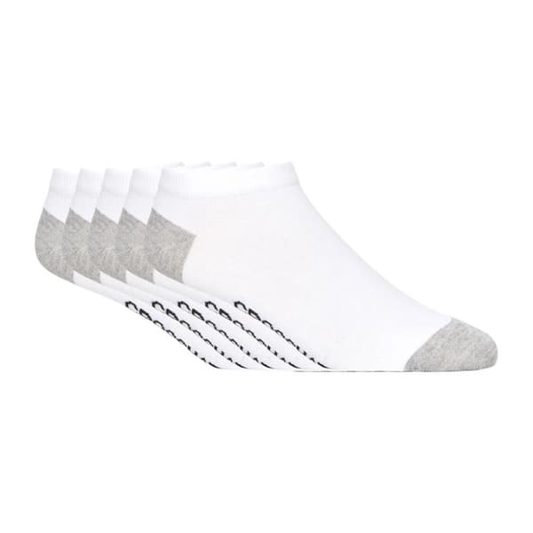 Crosshatch Mens Vitalwhite Trainer Socks (Pack of 5) White 6 UK-11 UK