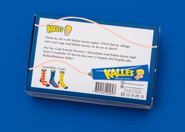 Strumpor Kalles Kaviar Box stl 36-40 3-pack