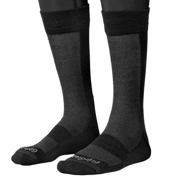 Gripgrab Alpine Merino Lange Sokker Sort EU 41-44 Mand