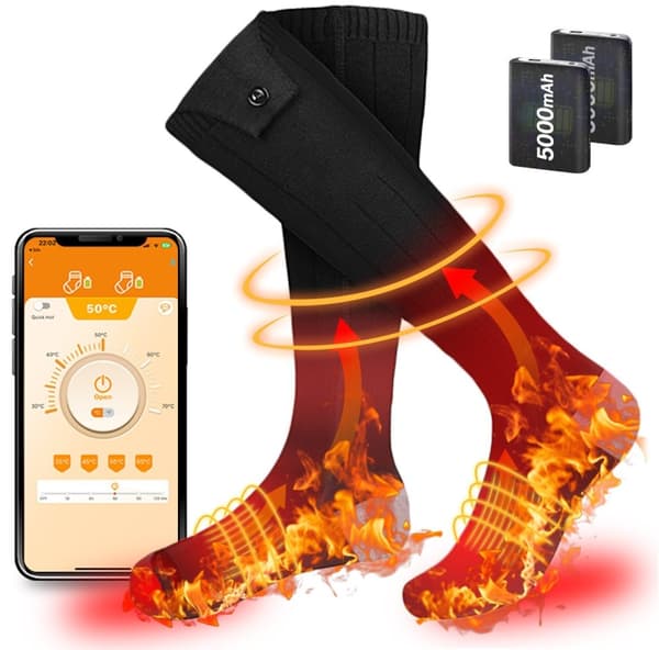 ICERANGERS Varme Sokker - Bluetooth med op til 8 timers batteri varme