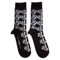 Miniatyrbild 1 av 2: Ghost Band Logo Pattern Ankle Socks Ankle UK Size 7-11