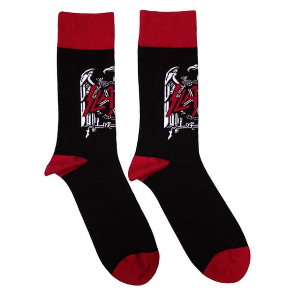 Slayer Eagle Crest Band Logo Ankle Socks UK Size 7-11
