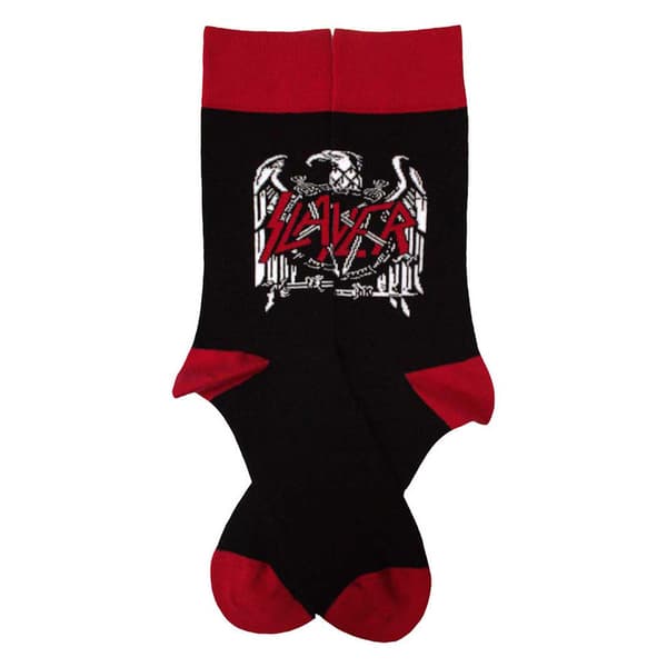 Slayer Eagle Crest Band Logo Ankle Socks UK Size 7-11