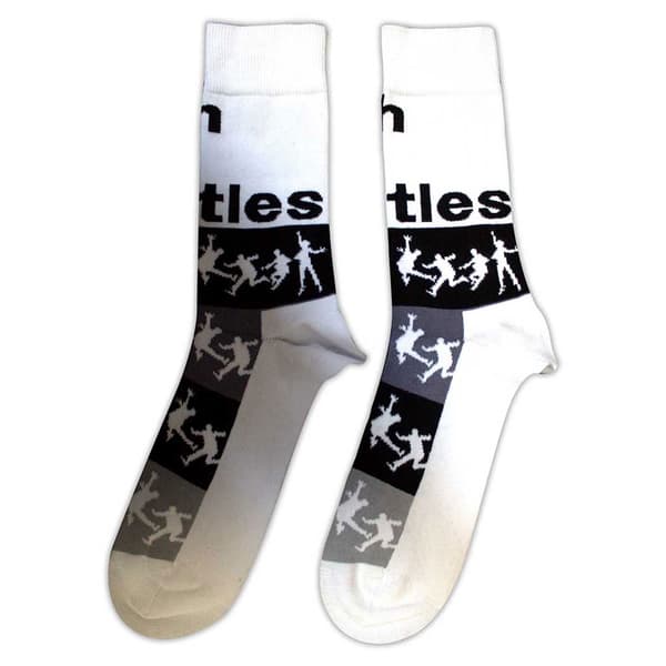 The Beatles With The Beatles Silhouette Stripes Ankle Socks One Size