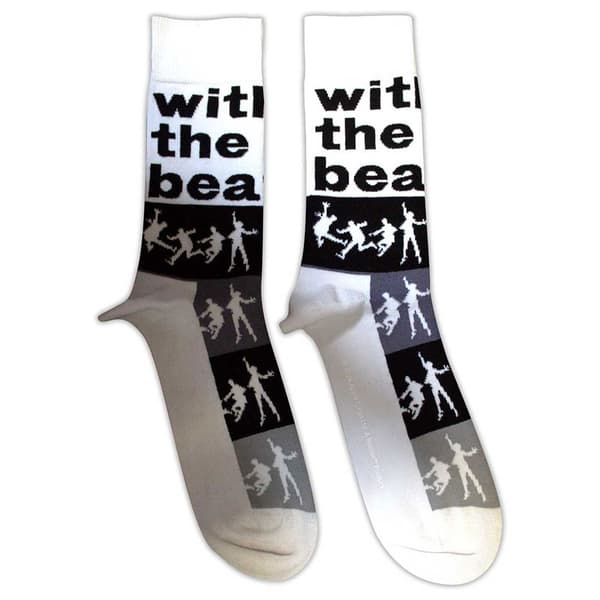 The Beatles With The Beatles Silhouette Stripes Ankle Socks One Size